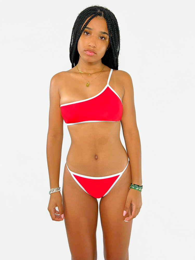 
                  
                    Emily Classic Red Bikini Top
                  
                